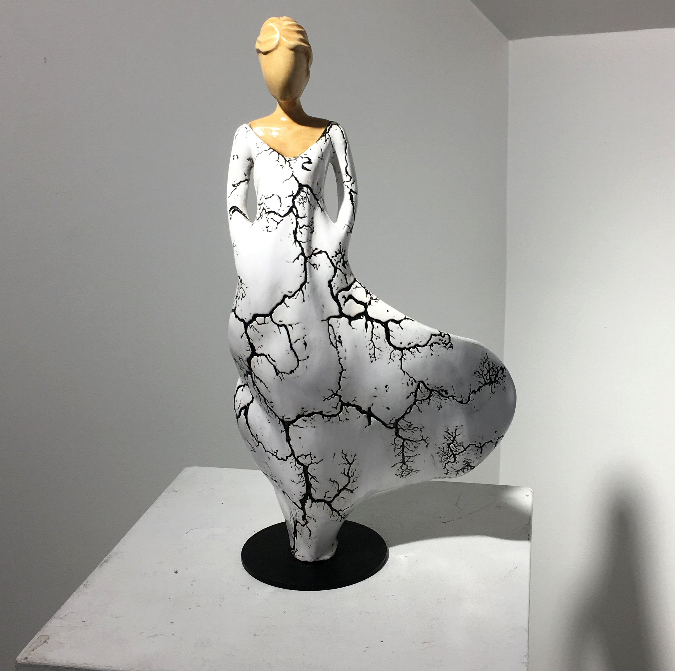 Y galerie.com Najean Elegante robe blanche